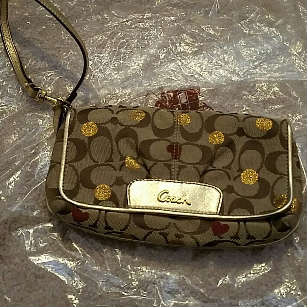 Authentic brand new Coach wristlet